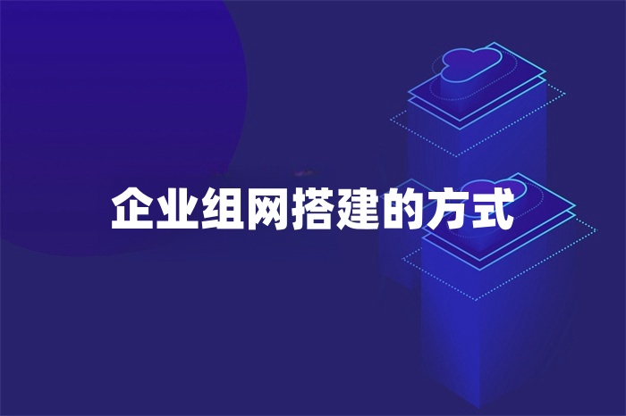 企業組網搭建的方式