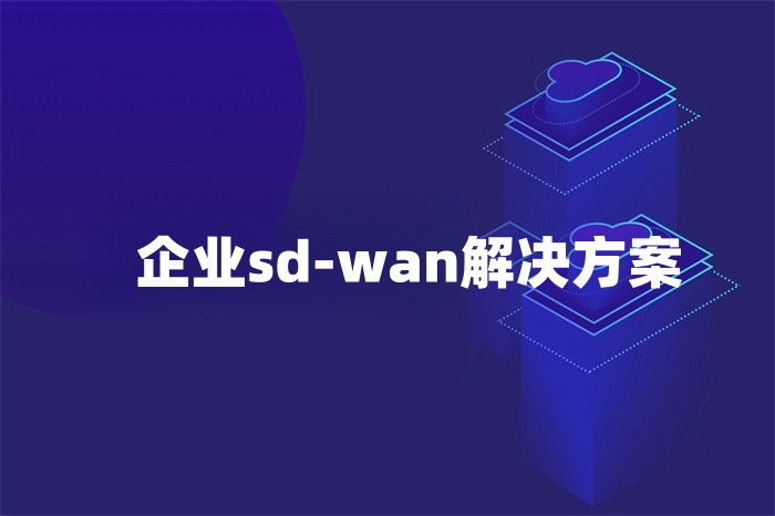 企業(yè)sd-wan解決方案