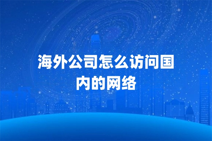 海外公司怎么訪問國內的網絡.jpg