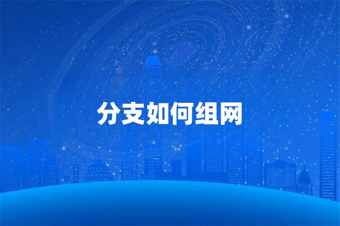 分支如何組網(wǎng)