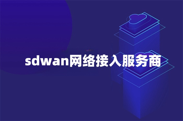 sdwan網絡接入服務商