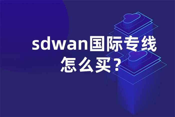 sdwan國際專線怎么買？