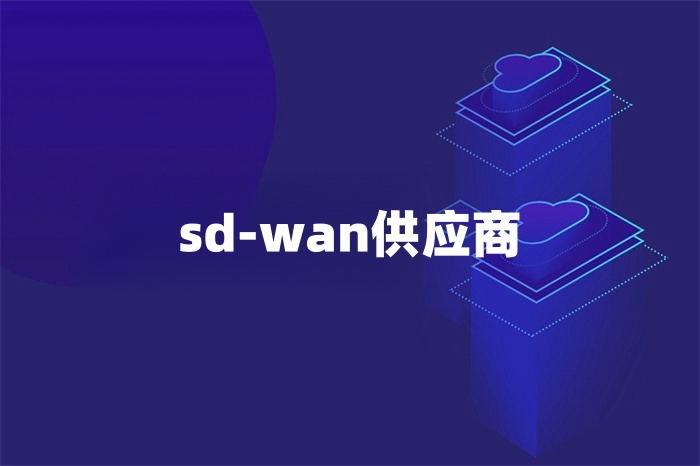 sd-wan供應商