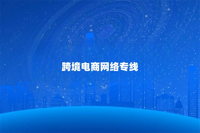 跨境電商網(wǎng)絡(luò)專線